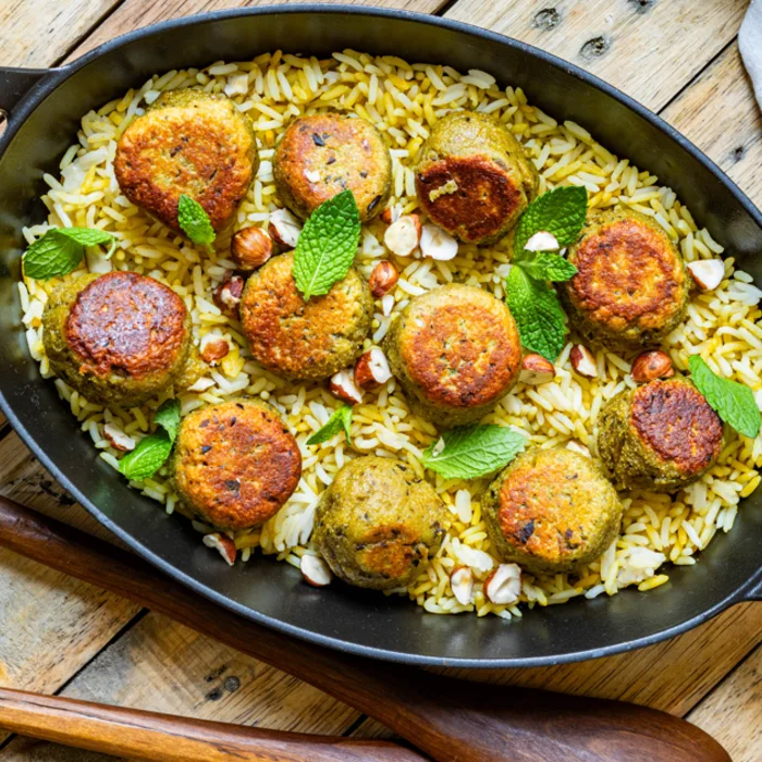 Aubergine balletjes  