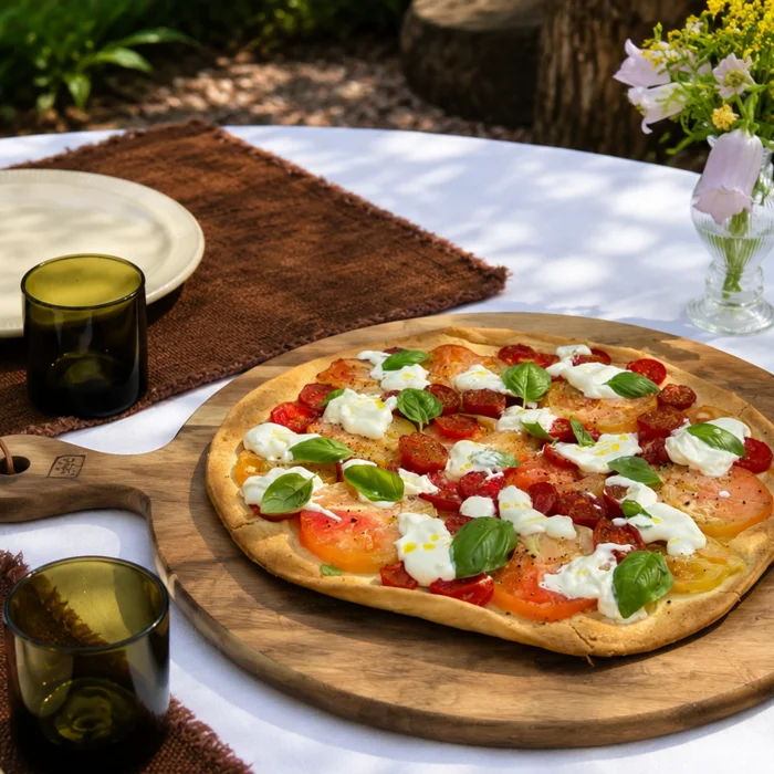 tomatentaart burrata