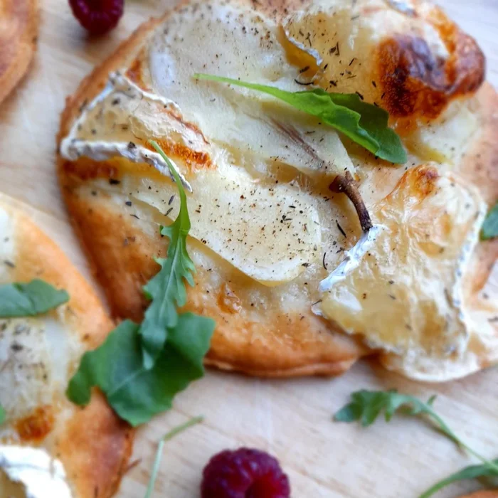 Flammkuchen met peer