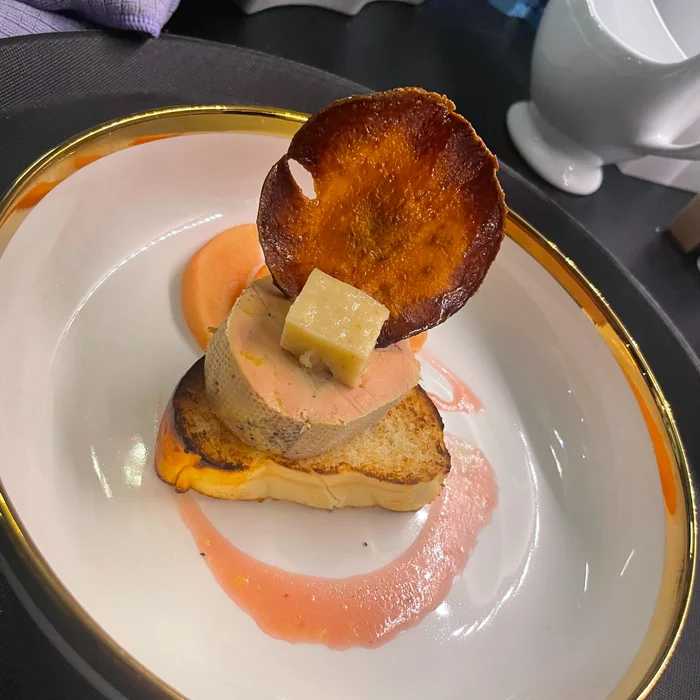 Foie gras met peer