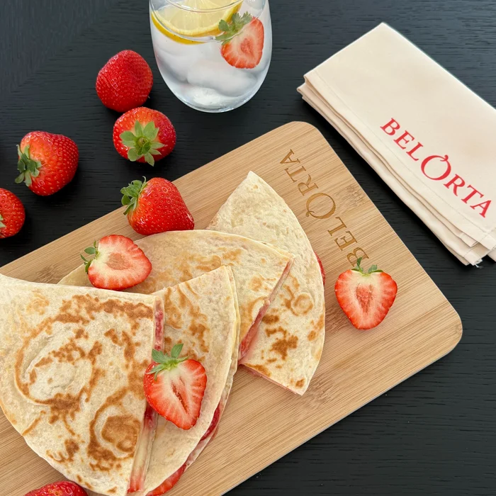 aardbeien quesedilla