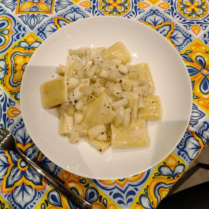 Pasta met peer