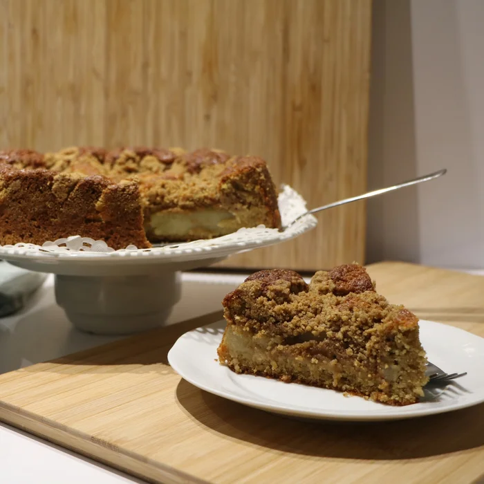 Perencake met speculaas