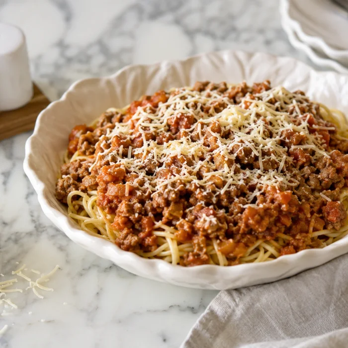 groentesaus spaghetti