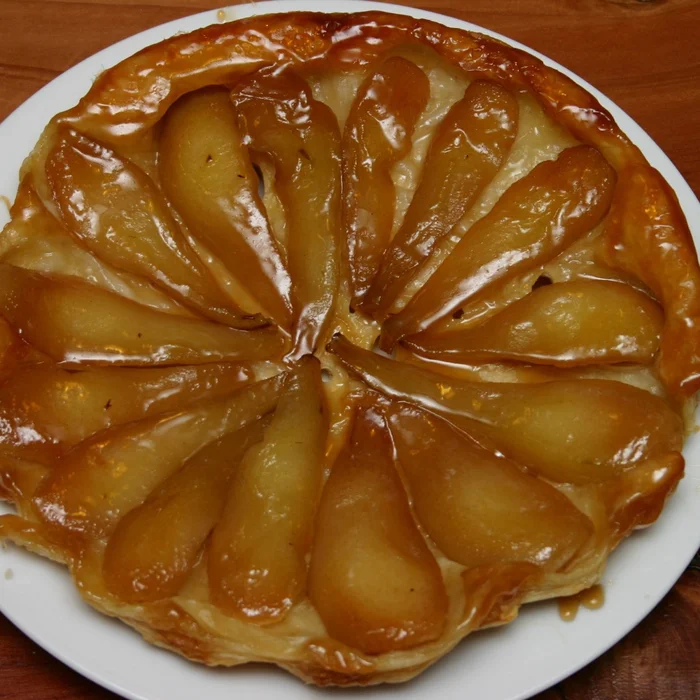 Tarte tatin peer