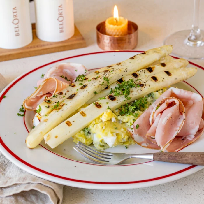 Gegrilde asperges