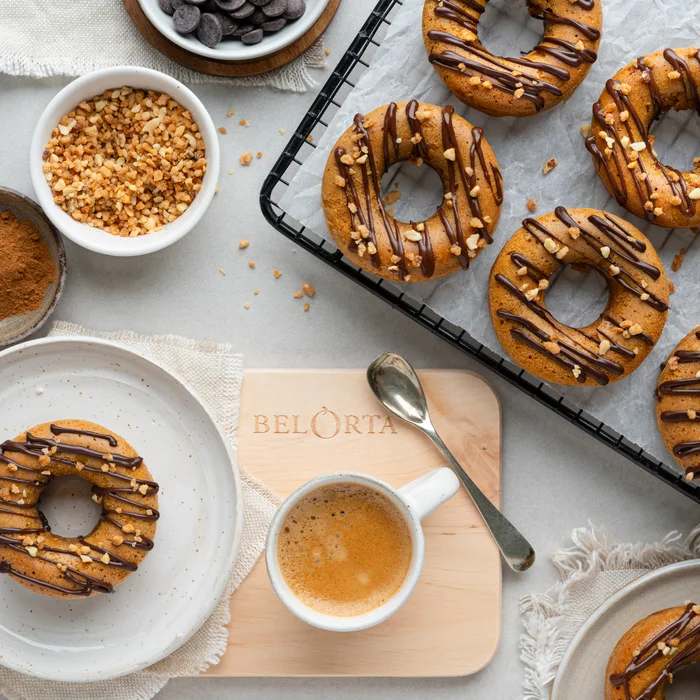 Zoete aardappel donut
