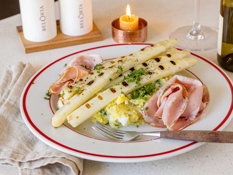 Gegrilde asperges