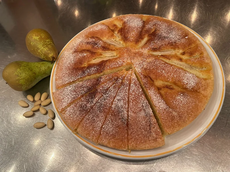 Perencake met frangipane