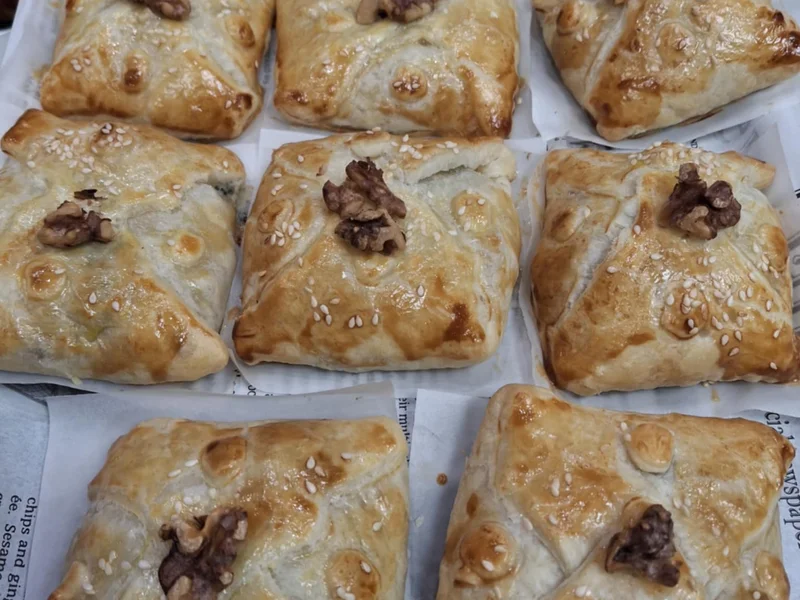 Feuilletés met peer