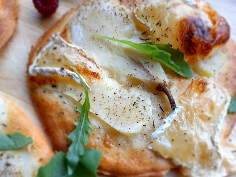 Flammkuchen met peer