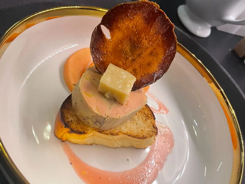 Foie gras met peer