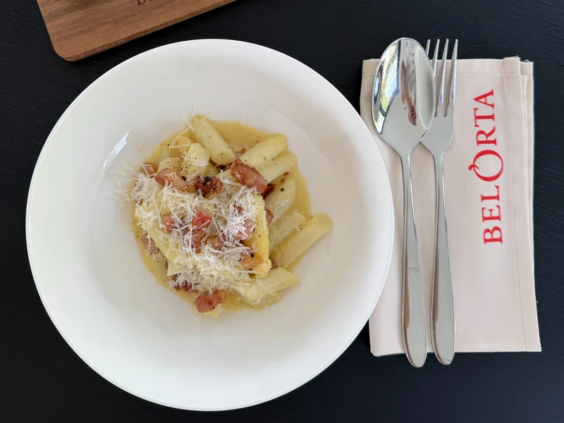 Asperges carbonara