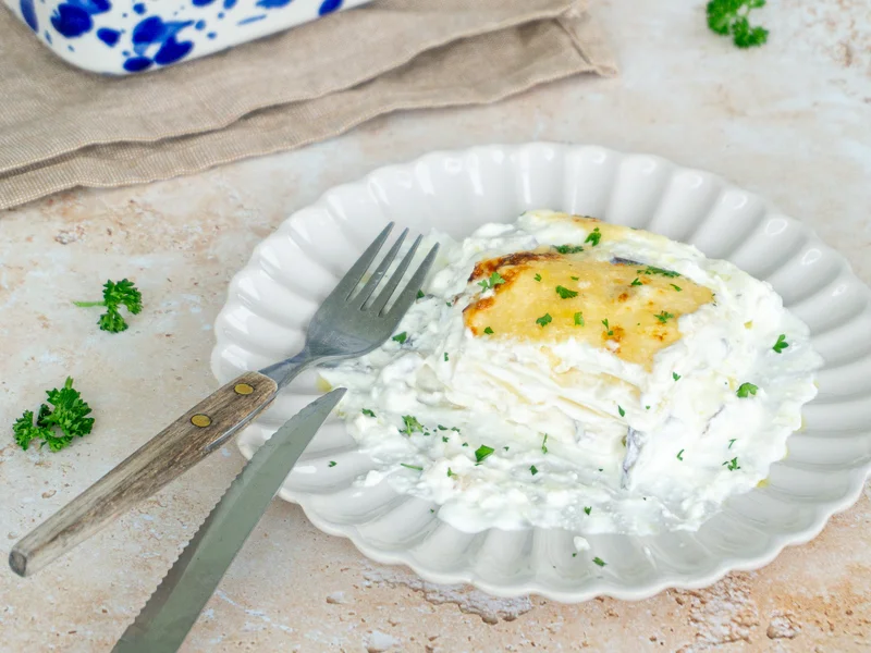 Knolselderlasagne