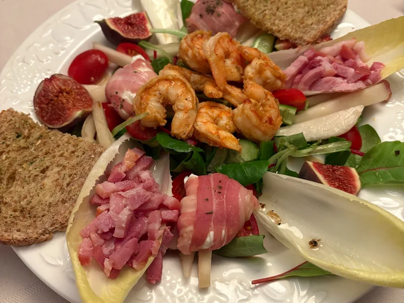 Lauwwarme salade