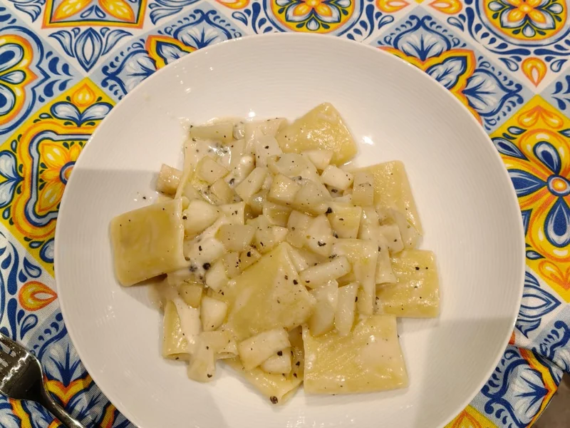 Pasta met peer
