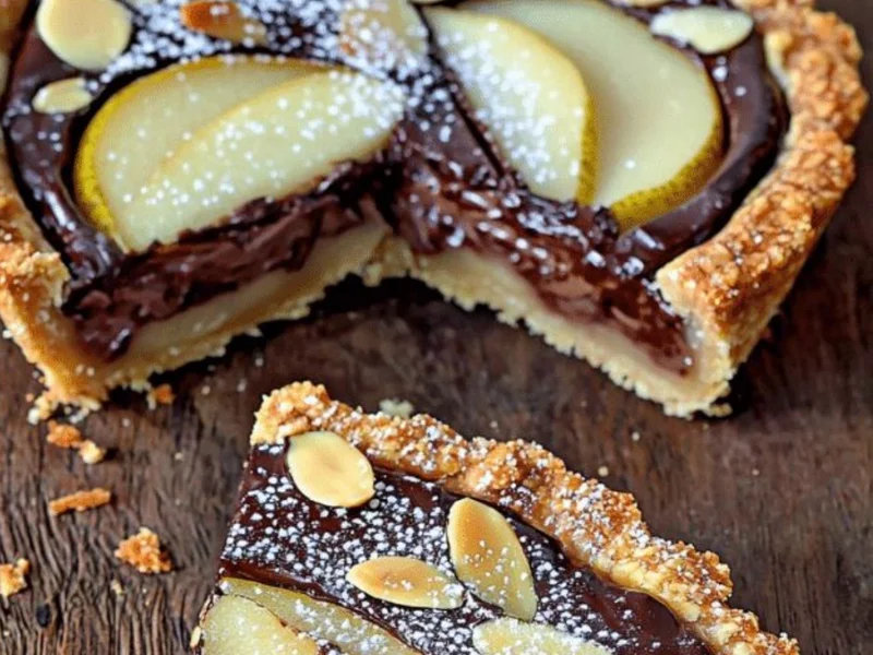 Perenchocoladetaart