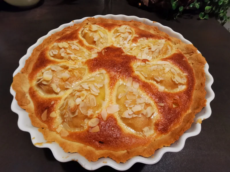 Perenfrangipanetaart