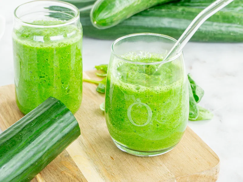 Appel-komkommersmoothie