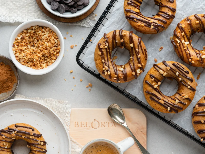 Zoete aardappel donut