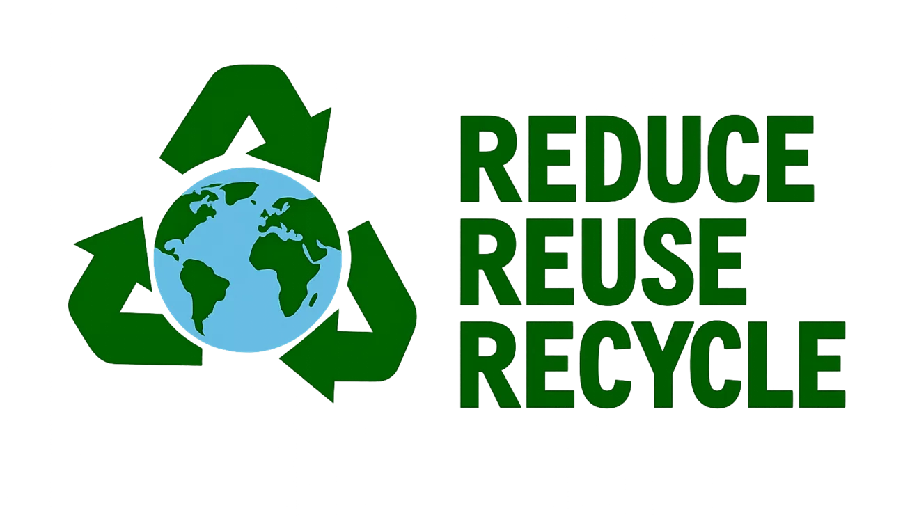 Logo Reduce - reuse - recycle