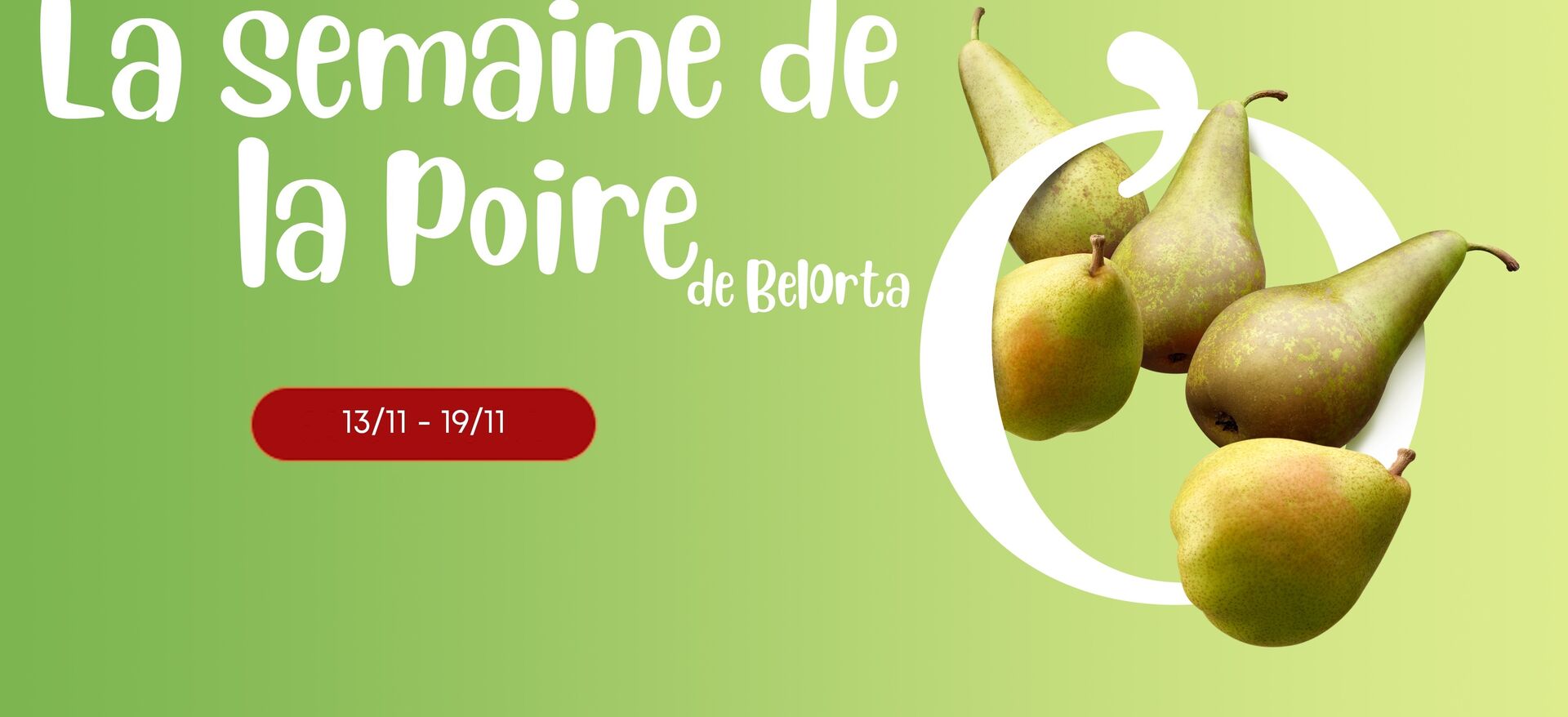 La semaine de la poire